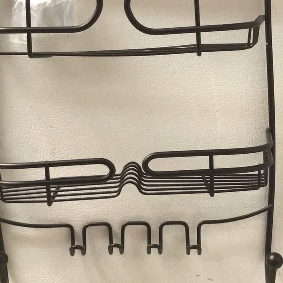 Spasation hotel collection shower organizer CHOCOLATE Satin Finish NEW NWT - Picture 3 of 4